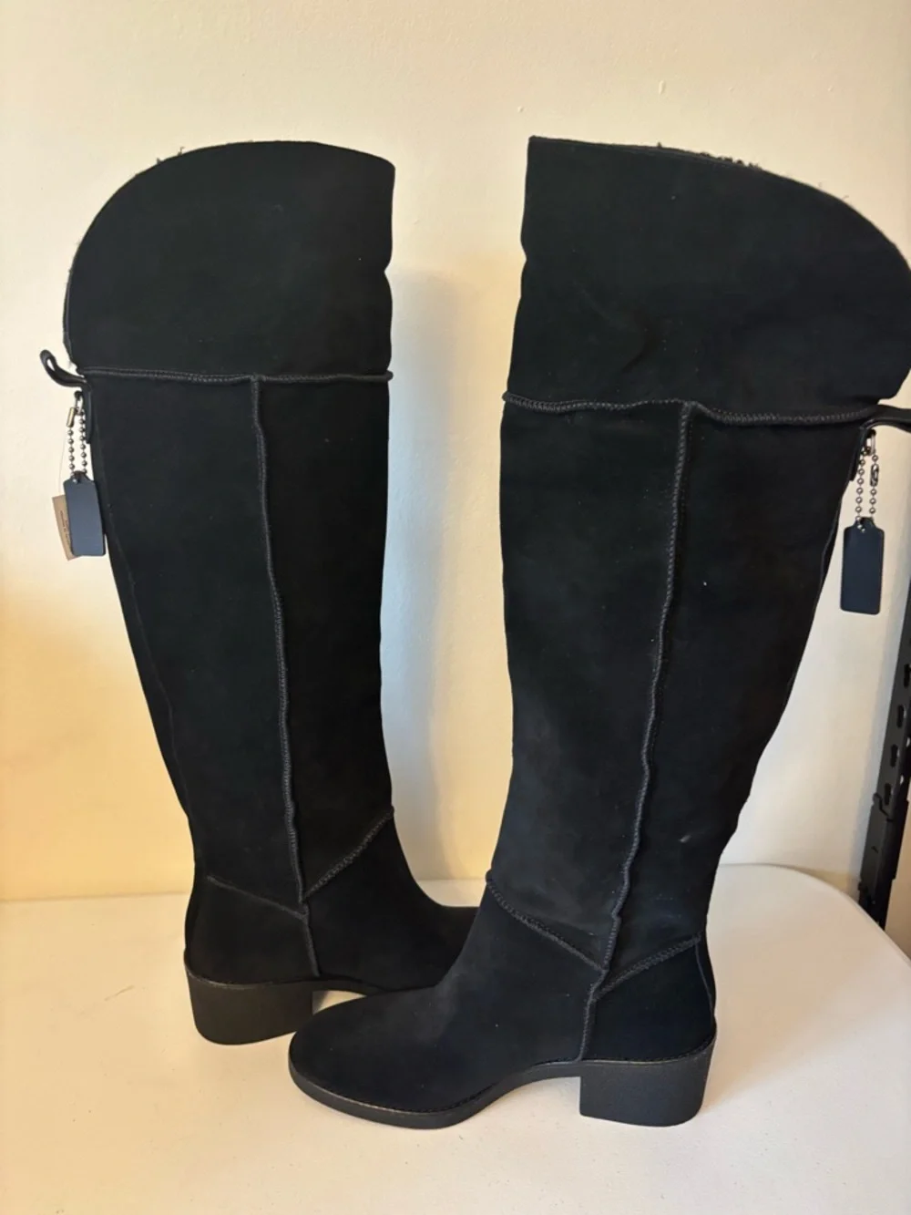 Coach Lucia Over the Knee boots NWOB